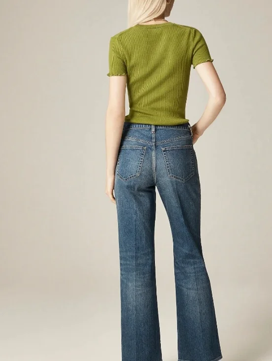 NWT J Crew Charley Kickout Cropped Jean Size 29 - Picture 5 of 11